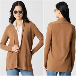 J. Crew Chelsea Sweater Blazer Cardigan Small NWT Camel Brown Tan